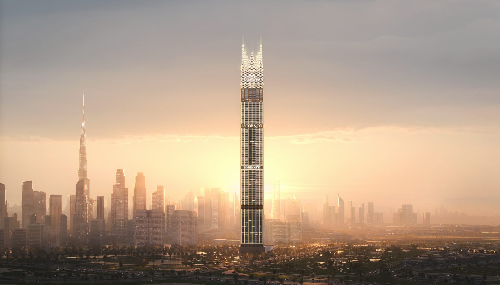 Burj Binghatti Jacob & Co — Exterior