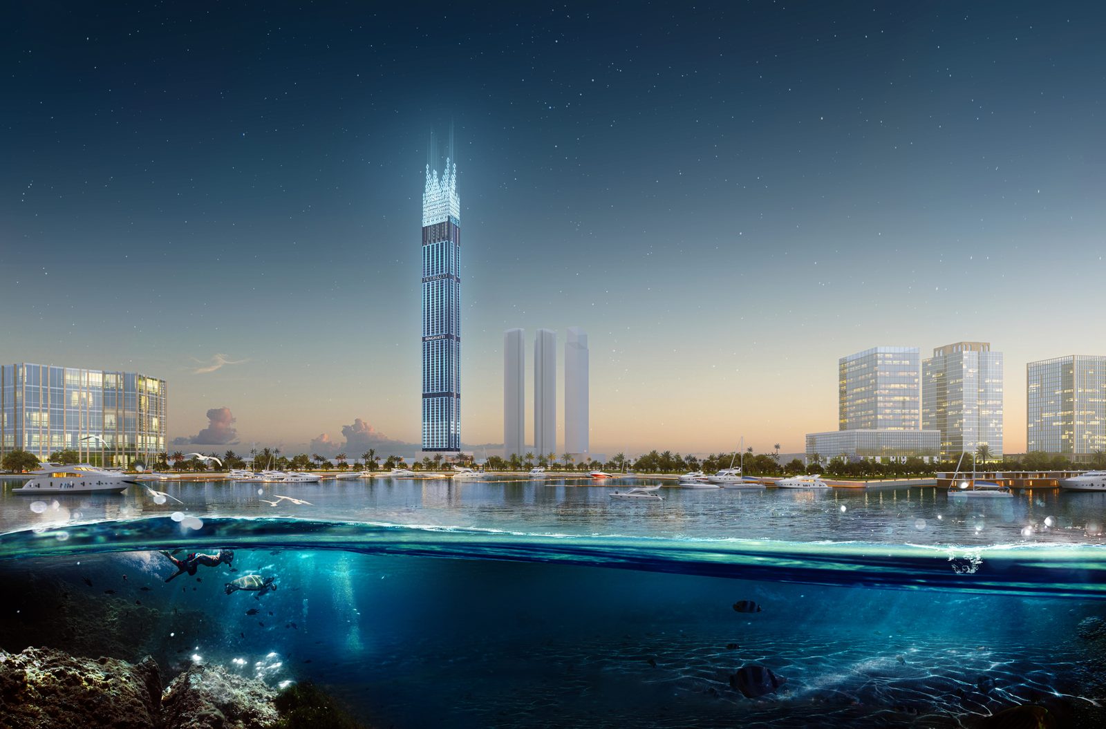 Burj Binghatti Jacob & Co — Exterior