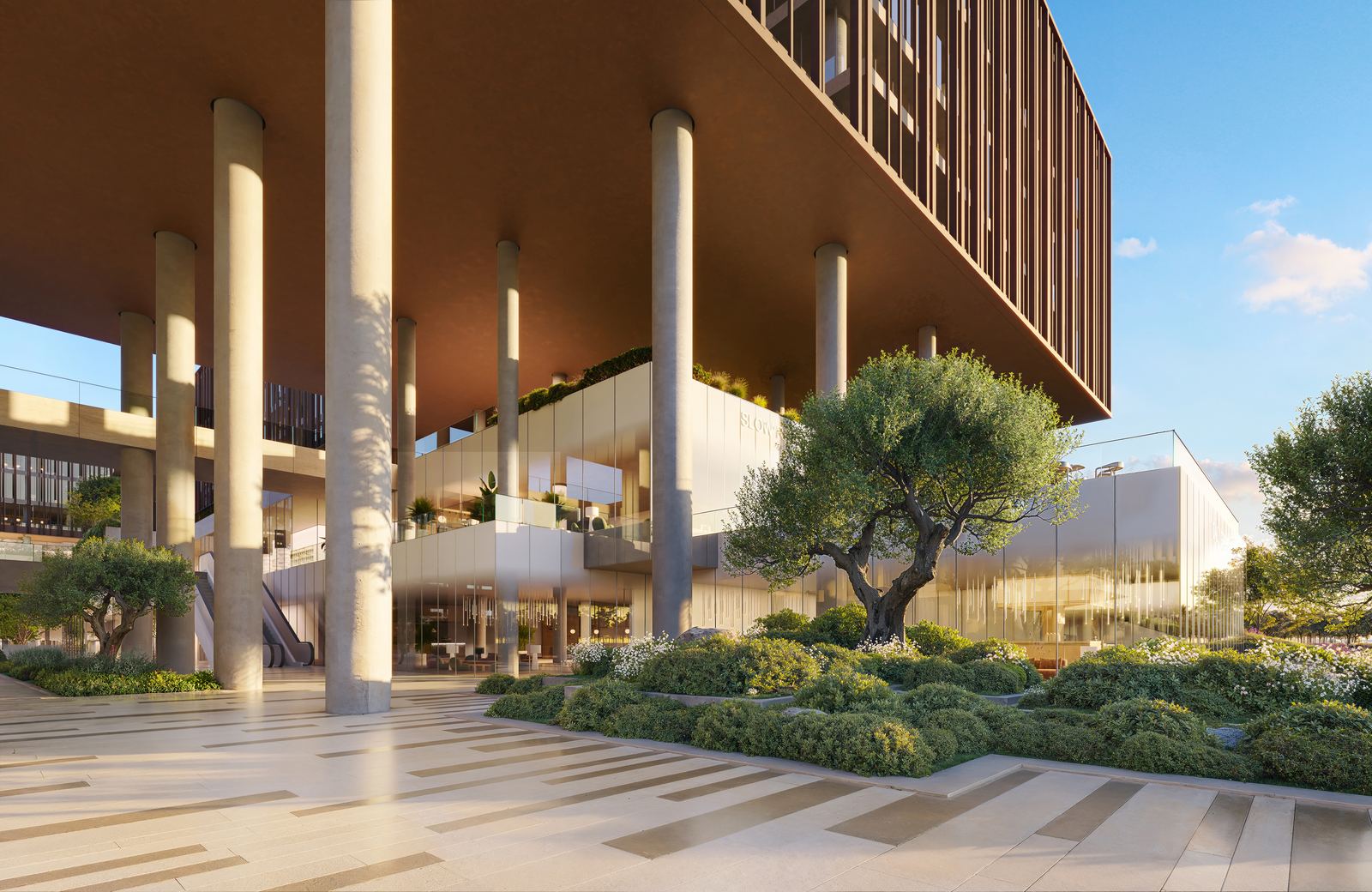 The Yards Plaza — Входная зона