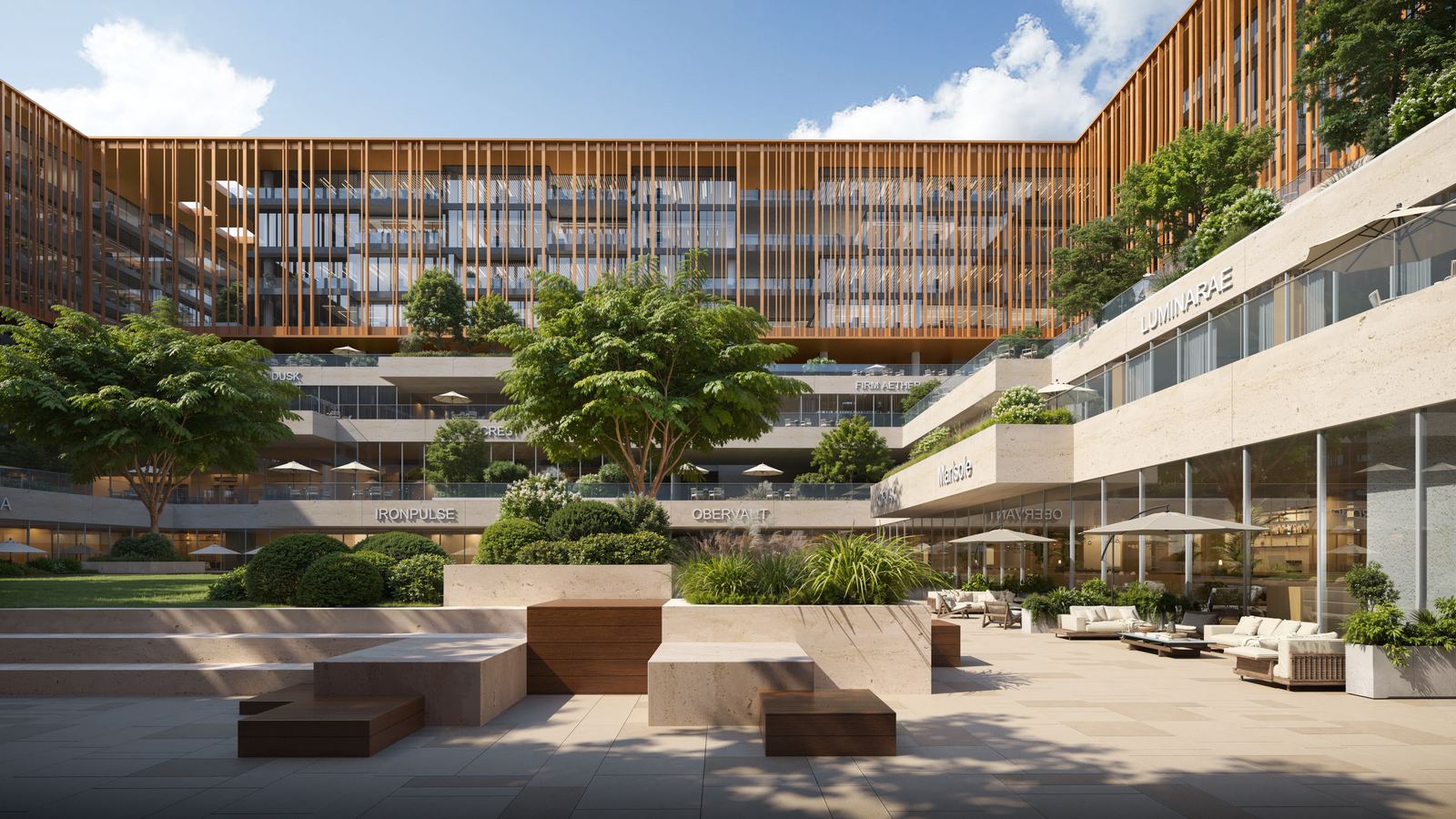 The Yards Plaza — Внутренний двор